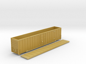 60' Excess Height Gunderson boxcar Single-Door in  in Tan Fine Detail Plastic