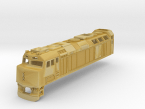  F40 Via Rail Locomotive  in Tan Fine Detail Plastic