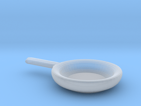 Miniature Pan  in Clear Ultra Fine Detail Plastic