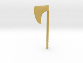 One handed Axe  in Tan Fine Detail Plastic