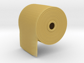 Toilet Paper  in Tan Fine Detail Plastic