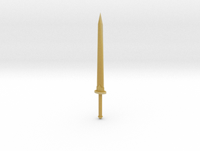 D&D Long Sword  in Tan Fine Detail Plastic