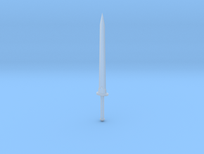 D&D Long Sword  in Clear Ultra Fine Detail Plastic