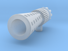 MG151/20 Conical MuzzleBreak   1/10 in Clear Ultra Fine Detail Plastic