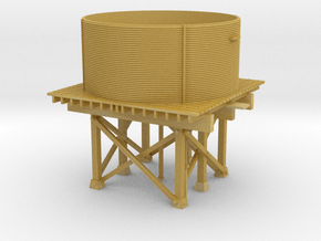 VR Narrow Gauge 10,000 gallon Water Tank(HO/1:87) in Tan Fine Detail Plastic