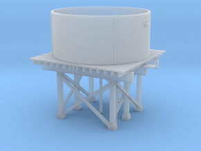 VR Narrow Gauge 10,000 gallon Water Tank(HO/1:87) in Clear Ultra Fine Detail Plastic