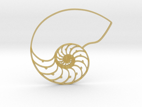 Nautilus in Tan Fine Detail Plastic