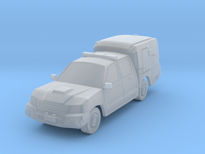 NSW Police Vehicle(N/1:160 Scale) in Clear Ultra Fine Detail Plastic