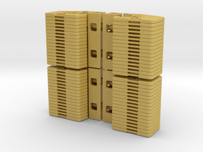 GREEN MODERN LARGE TRACKED SIDE WEIGHTS in Tan Fine Detail Plastic
