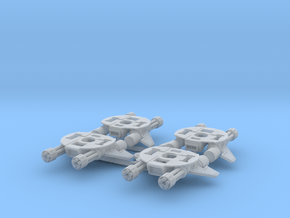 Aerial Robot Accessory, Gatling Base in Clear Ultra Fine Detail Plastic