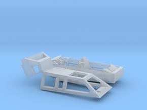 Snow speeder Canopy, Open, 1:144 in Clear Ultra Fine Detail Plastic