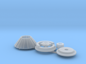 Moebius EVA Pod - Camera Cone and Hand Wheel in Clear Ultra Fine Detail Plastic