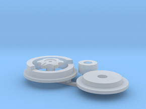 Moebius EVA Pod - Handwheel in Clear Ultra Fine Detail Plastic