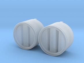Moebius EVA Pod: Pipe Thingies Vertical in Clear Ultra Fine Detail Plastic