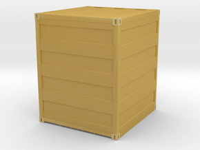 Container 10 ft scale 1:87 in Tan Fine Detail Plastic