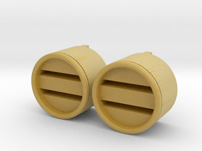 Moebius EVA Pod: Pipe Thingies Horizontal in Tan Fine Detail Plastic