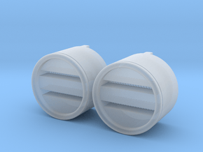 Moebius EVA Pod: Pipe Thingies Horizontal in Clear Ultra Fine Detail Plastic