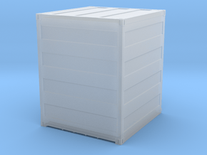 Container 10 ft, scale 1:87 in Clear Ultra Fine Detail Plastic