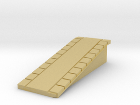 T Gauge Perronhelling/platform incline Smal (1:450 in Tan Fine Detail Plastic