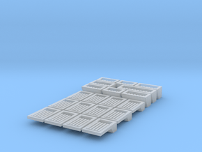 Docking Bay - wall drains, 1:72 in Clear Ultra Fine Detail Plastic