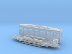 Z Gauge 1:220 Straßenbahn Tw721 Steuerwagen in Clear Ultra Fine Detail Plastic
