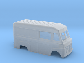BF commer carrosserie scale 1:120 in Clear Ultra Fine Detail Plastic