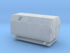 1:120 Aufbau Alu Koffer für LKW W50 in Clear Ultra Fine Detail Plastic