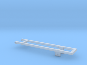 Single 18' Bed frame in Clear Ultra Fine Detail Plastic
