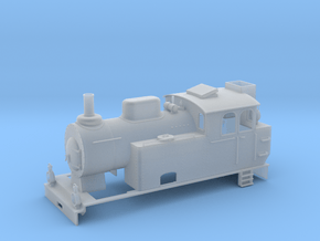 0m SJ K22 loco (B) in Clear Ultra Fine Detail Plastic