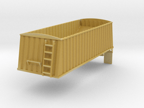 1/64th scale 22' pup Grain trailer body in Tan Fine Detail Plastic