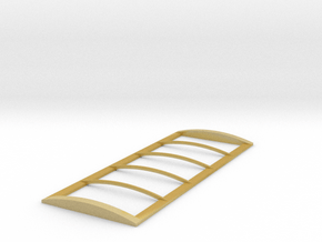 22' pup roll over tarp frame in Tan Fine Detail Plastic