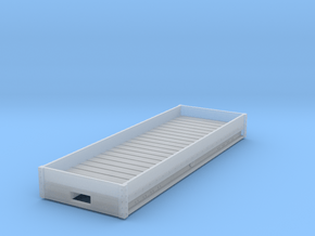 RAR 1 plank bogie open in Clear Ultra Fine Detail Plastic
