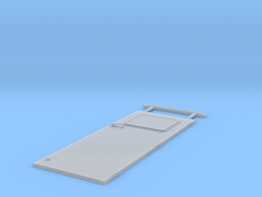 Elco 80' Bridge Door Forward 24th in Clear Ultra Fine Detail Plastic