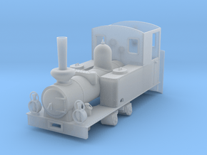 Munkedal loco Adapted (B) in Clear Ultra Fine Detail Plastic