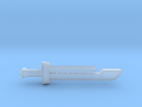 Razor Sword in Clear Ultra Fine Detail Plastic
