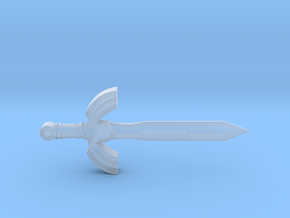 Seashell Sword in Clear Ultra Fine Detail Plastic