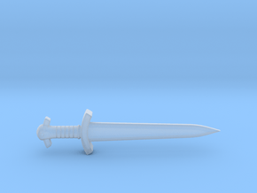 Iron Sword in Clear Ultra Fine Detail Plastic