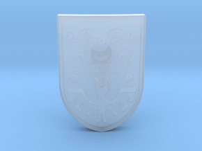Toon Hero's Shield in Clear Ultra Fine Detail Plastic