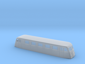Swedish railcar Yo1 H0-scale in Clear Ultra Fine Detail Plastic