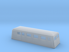 Swedish wagon for railcar UCFo1 / UCFo2s N-scale in Clear Ultra Fine Detail Plastic