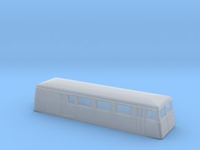 Swedish wagon for railcar UCFo3 H0-scale in Clear Ultra Fine Detail Plastic