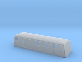 Swedish wagon for railcar UDFo3 H0-scale in Clear Ultra Fine Detail Plastic