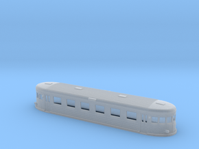 Swedish wagon for railcar UCo6 H0-scale in Clear Ultra Fine Detail Plastic
