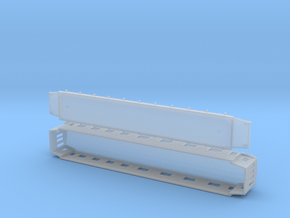 BCo9 - Swedish passenger wagon in Clear Ultra Fine Detail Plastic
