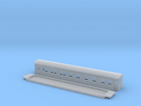 BCo7 - Swedish passenger wagon in Clear Ultra Fine Detail Plastic