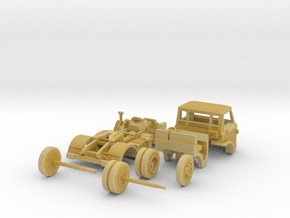 Ford D series tractor truck N scale in Tan Fine Detail Plastic