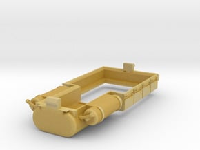 MZ 2 & MZ 3 Tank and battery boxes TT scale in Tan Fine Detail Plastic