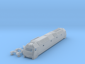 DSB Me Locomotive TT scale in Clear Ultra Fine Detail Plastic