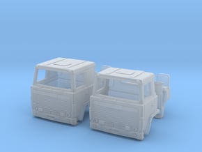 2 Replacement Cabs For Scania 141 N scale in Clear Ultra Fine Detail Plastic