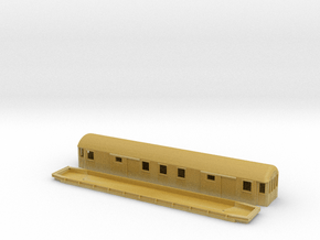 Fo1 - Swedish passenger wagon in Tan Fine Detail Plastic